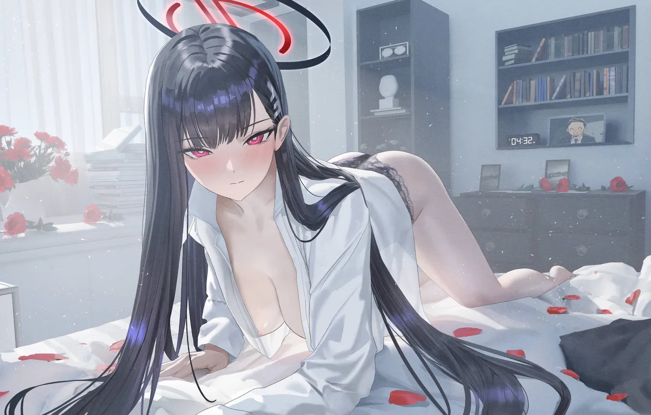 Photo wallpaper sexy girl, Rio, beauiful girl, Blue Archive