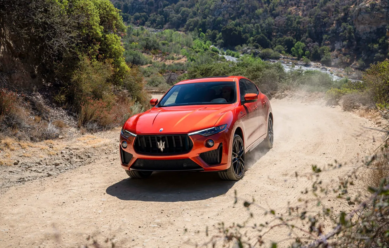 Photo wallpaper Maserati, off-road, Levante, Maserati Levante Trofeo