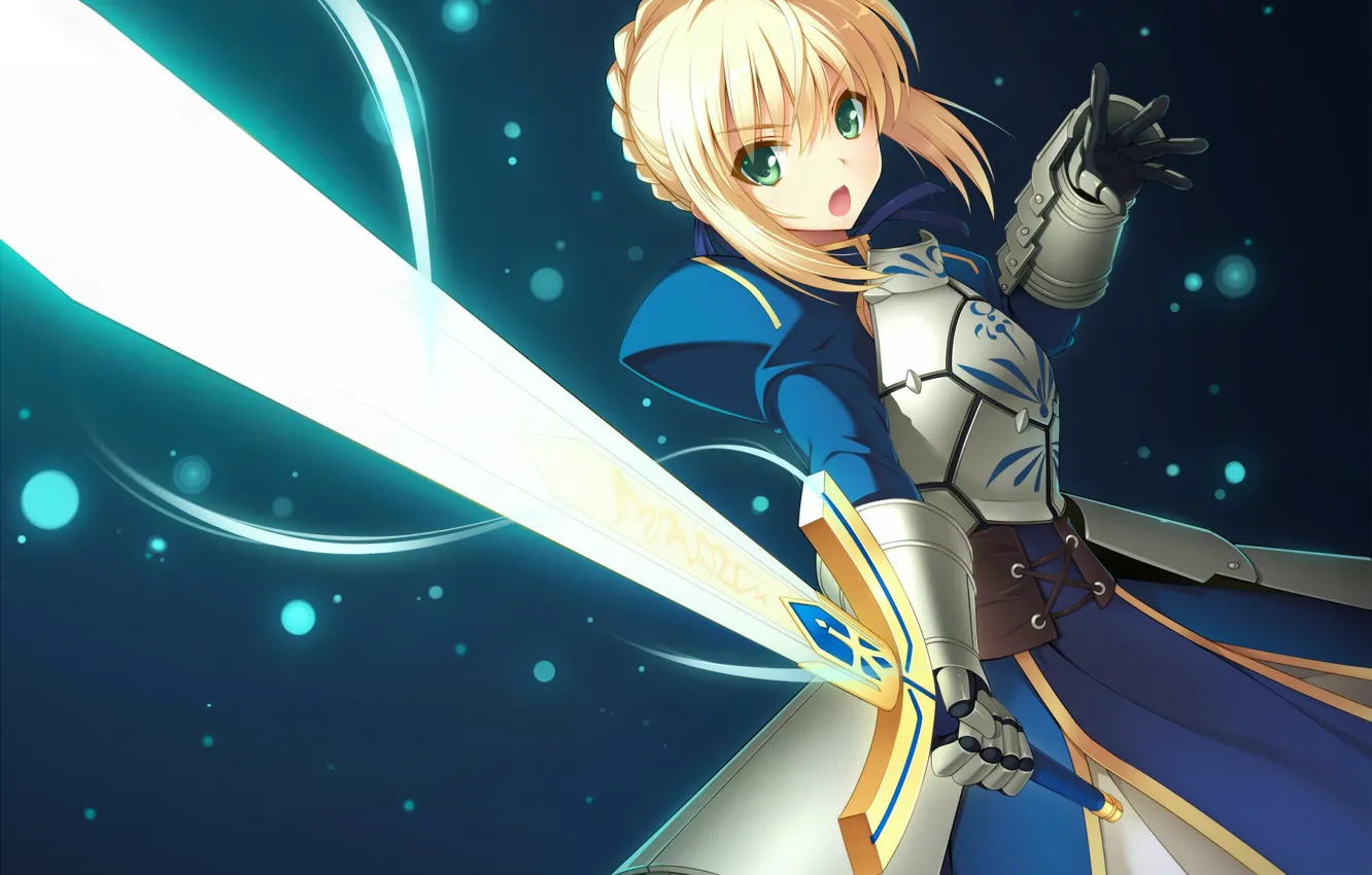 Photo wallpaper sword, the saber, Fate stay night, Excalibur, Fate / Stay Night