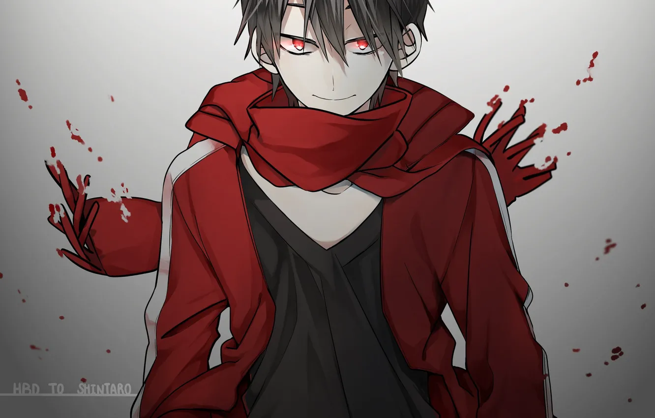 Photo wallpaper look, guy, Kagerou Project