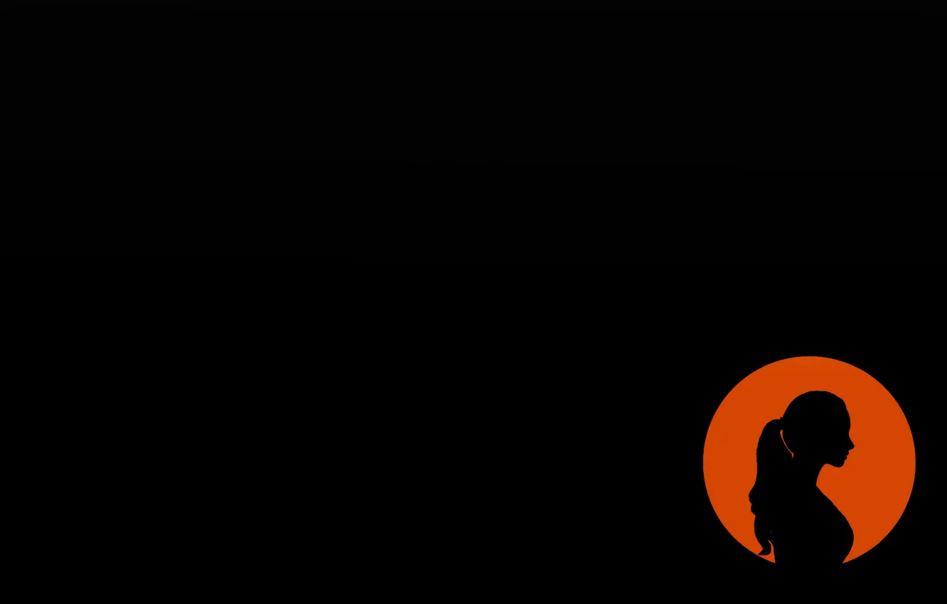 Photo wallpaper background, silhouette, profile