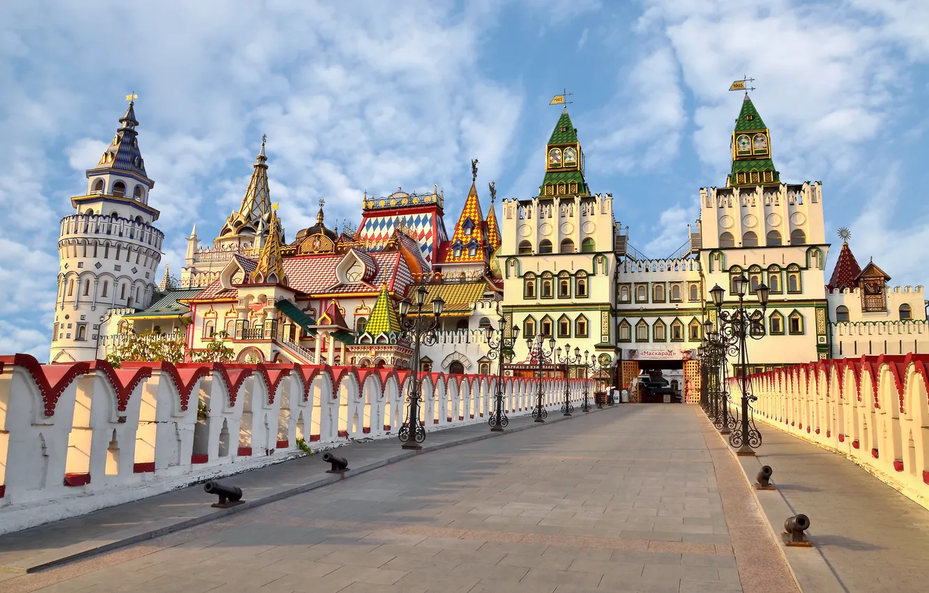 Photo wallpaper bridge, Moscow, Russia, architecture, Izmailovo, The Izmailovo Kremlin, Sergey Gazizov