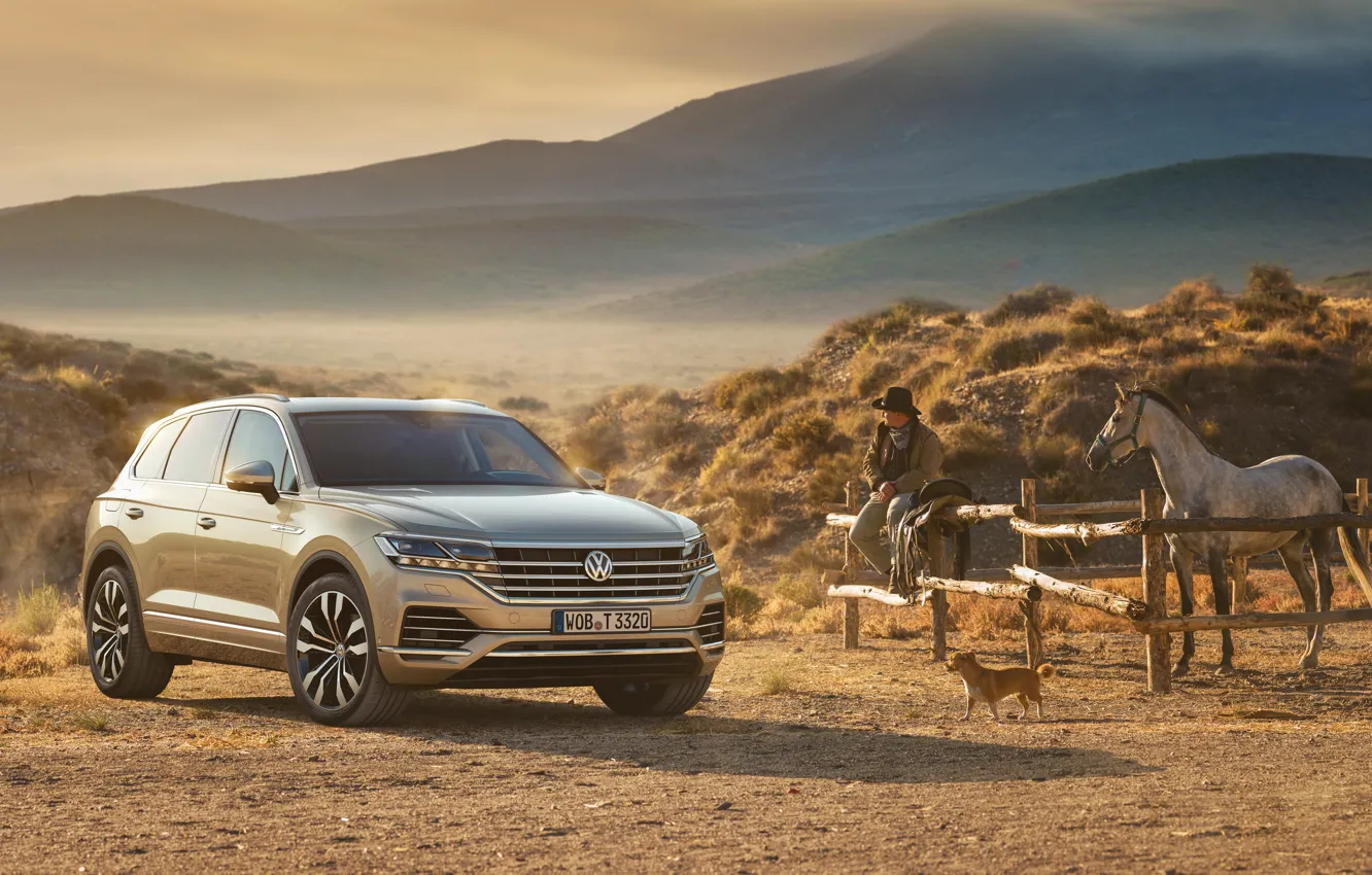 Photo wallpaper TDI, Volkswagen, Touareg, 2018, ranch, Atmosphere