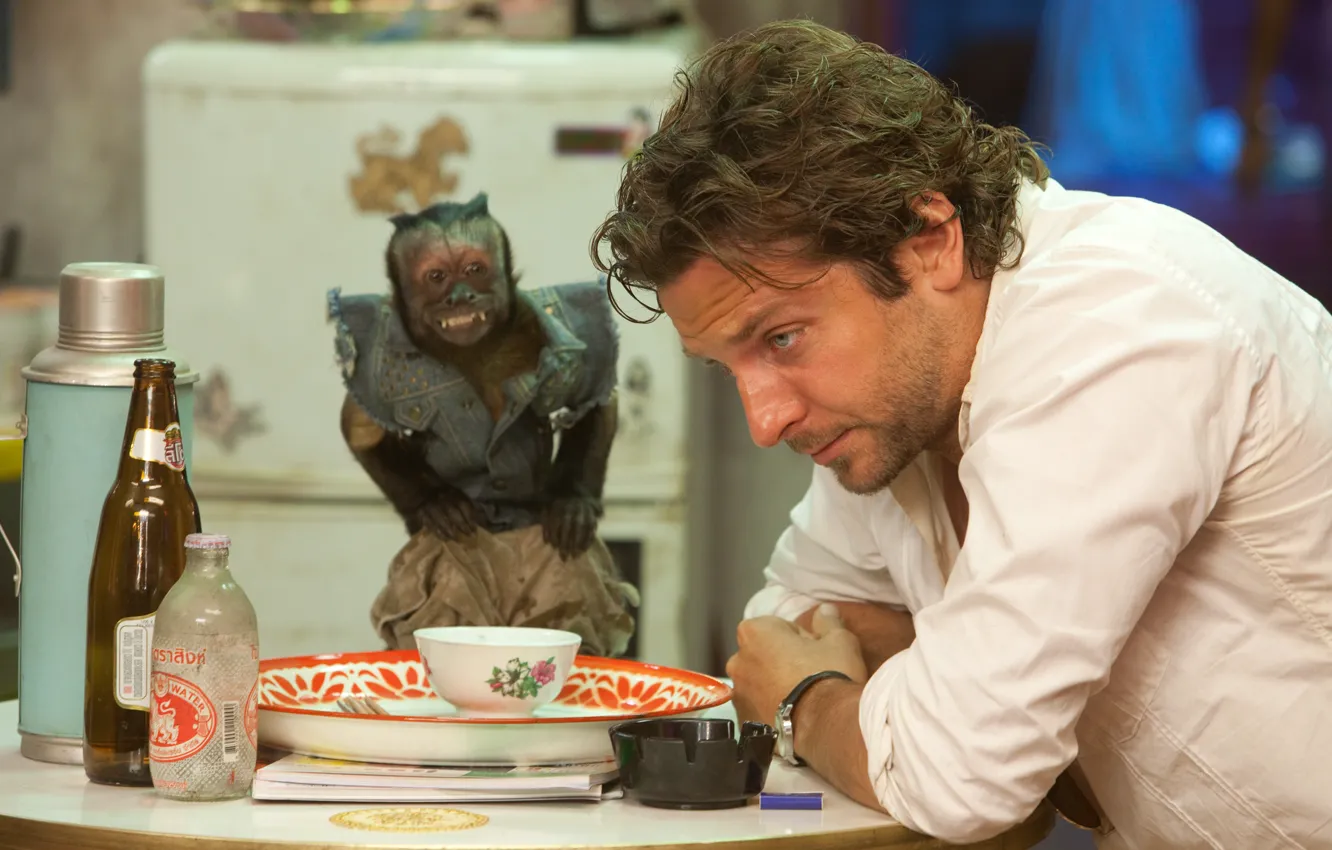 Photo wallpaper Bradley Cooper, The Hangover, Phil, Drug Dealing Monkey