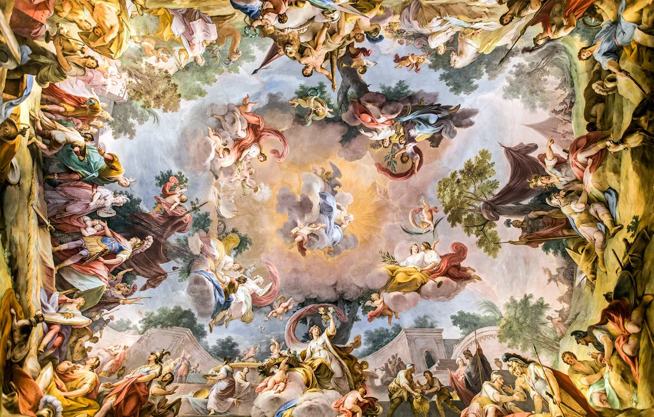 Photo wallpaper mural, Caserta, Royal Palace