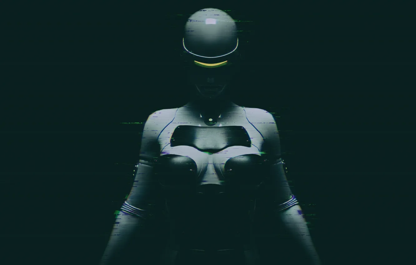 Photo wallpaper style, fiction, robot, art, fantasy, robot, science fiction, art