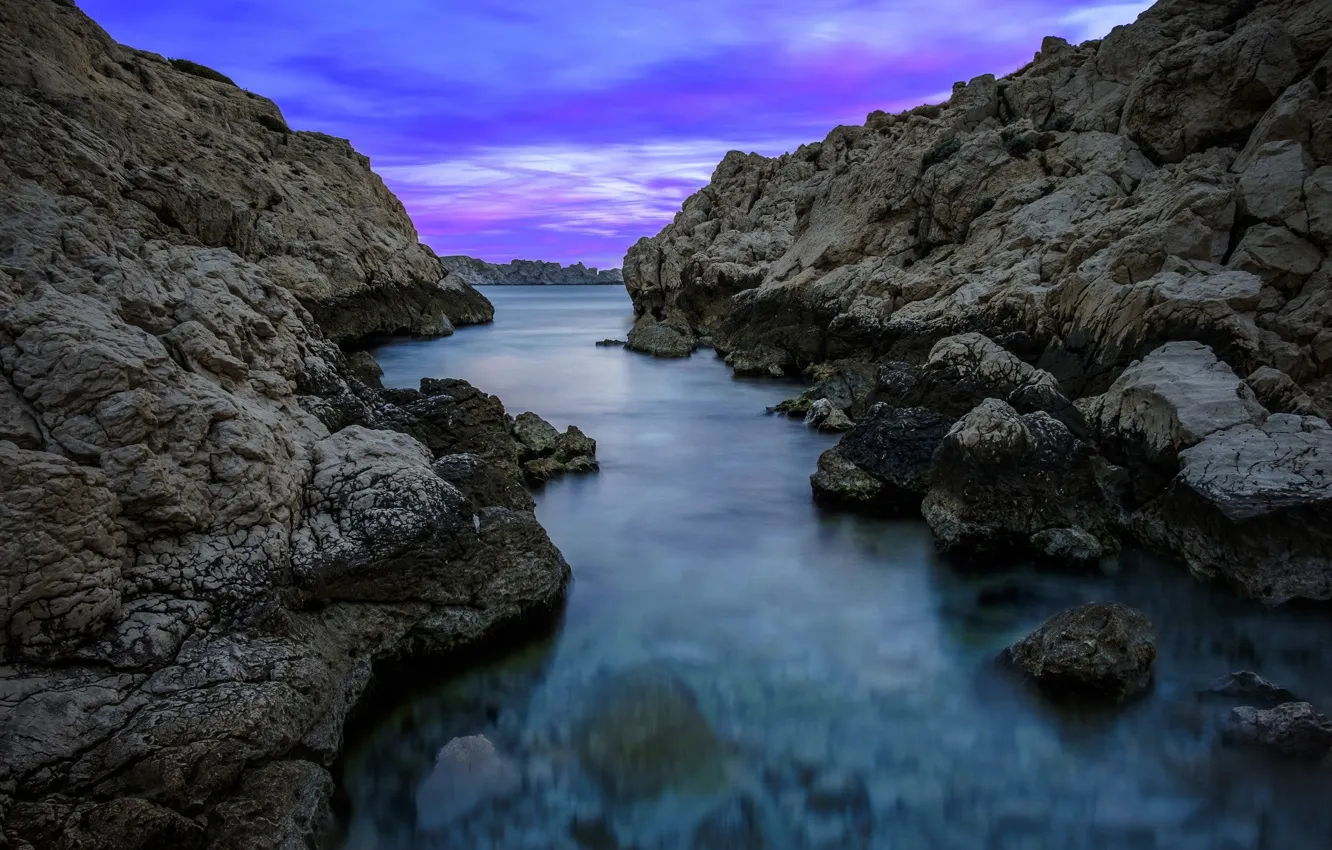 Photo wallpaper landscape, nature, rocks