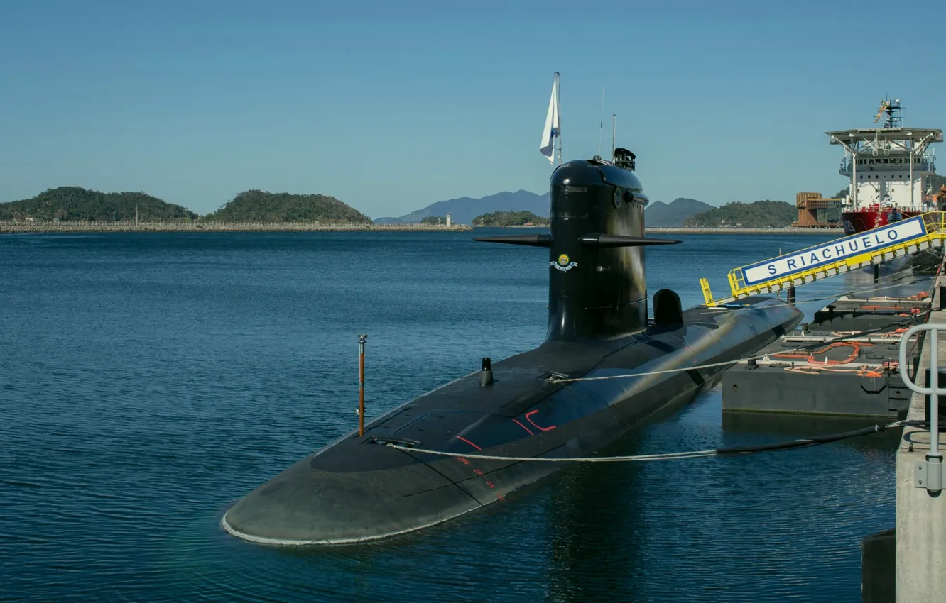 Photo wallpaper diesel, Brazil, Rivulet, S-40, submarine