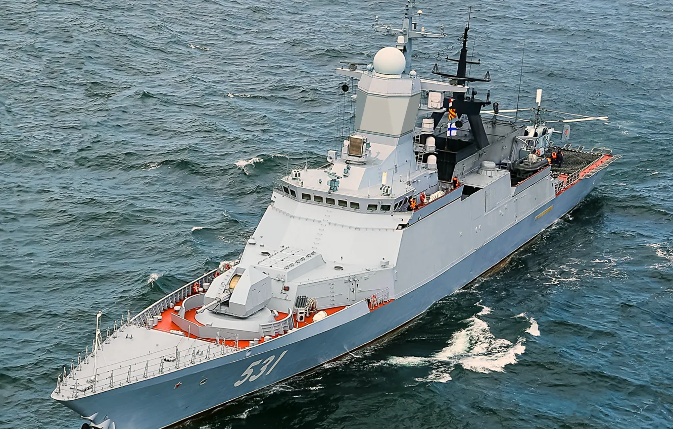 Photo wallpaper Corvette, quick-witted, patrol ship