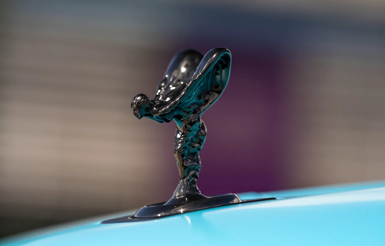 Photo wallpaper Rolls-Royce, Spirit of Ecstasy, Cullinan, Rolls-Royce Cullinan Black Badge