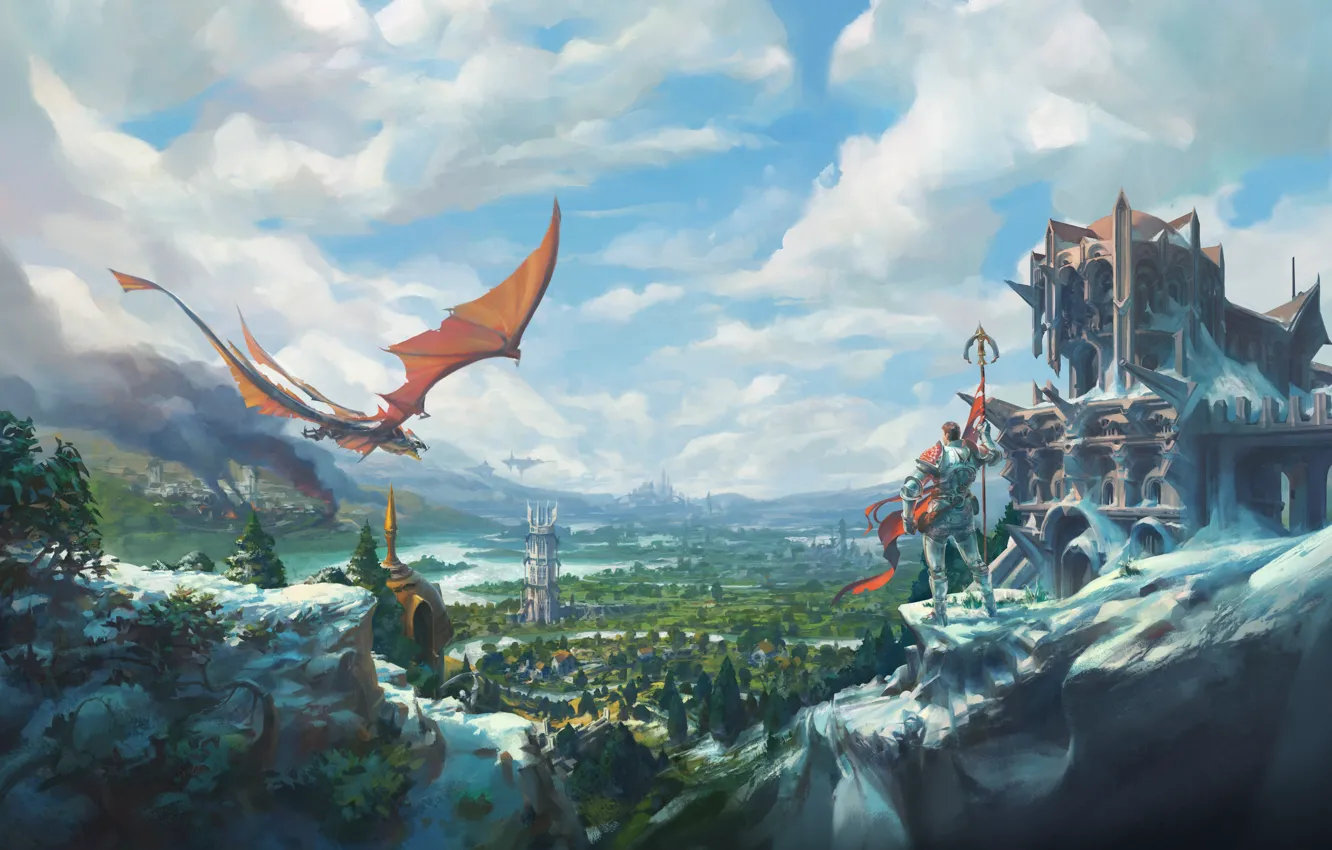 Photo wallpaper game, runescape, dragon, Jagex Ltd.
