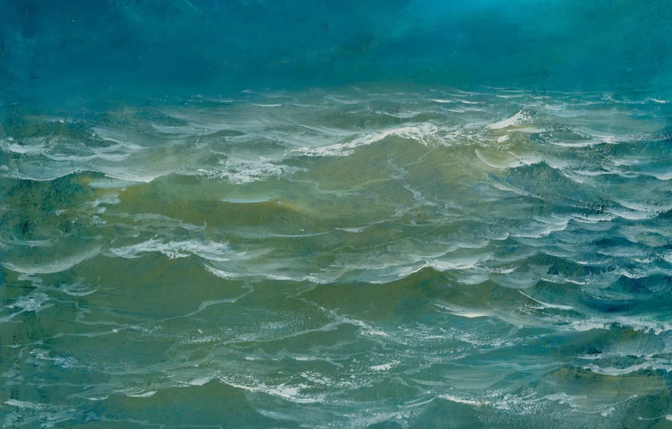 Photo wallpaper wave, water, landscape, Sea, Aibek Begalin, Two thousand two