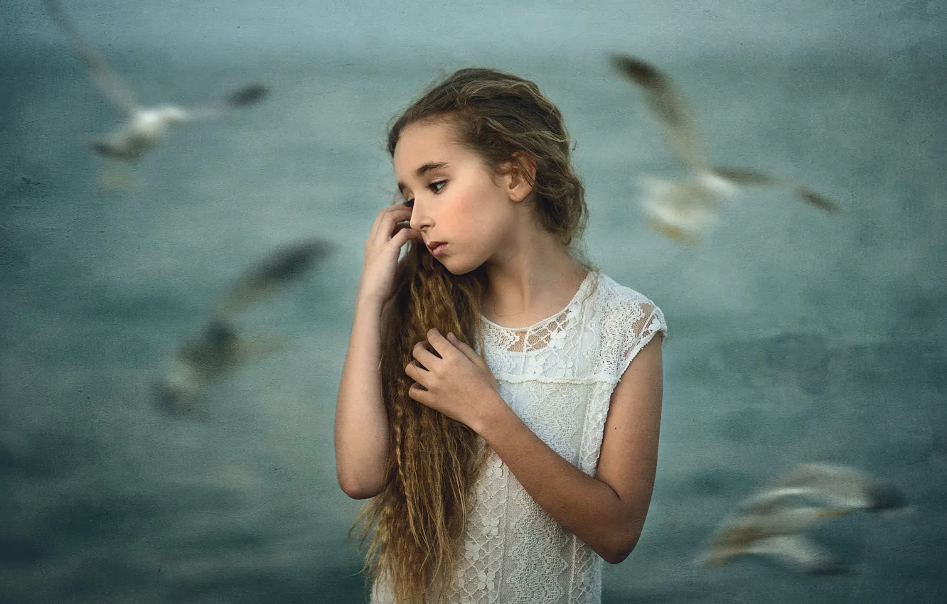 Photo wallpaper portrait, girl, Alba