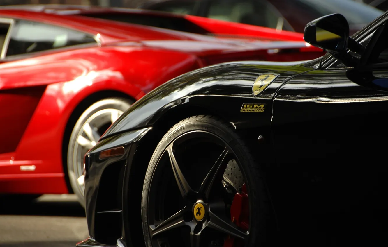Photo wallpaper car, machine, auto, F430, Ferrari, Scuderia Spider 16M