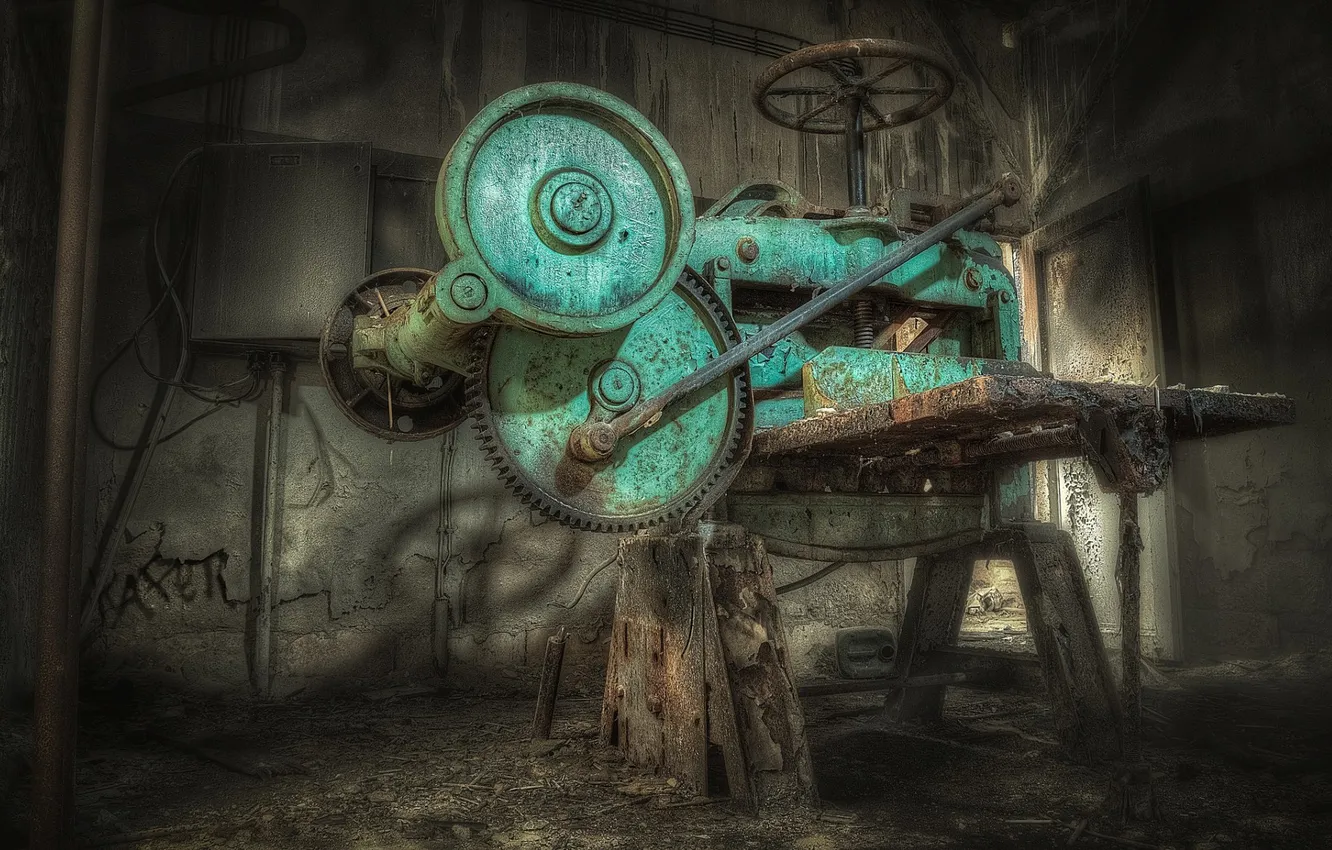 Photo wallpaper background, room, mechanism