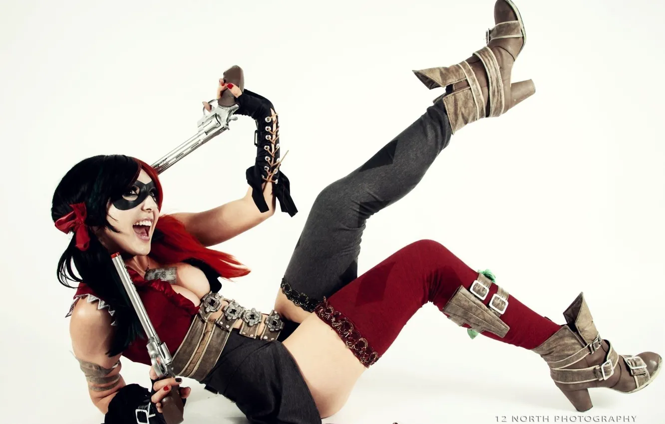 Photo wallpaper girl, sexy, I love it, Harley Quinn, injustice gods among us, Jessica Nigri