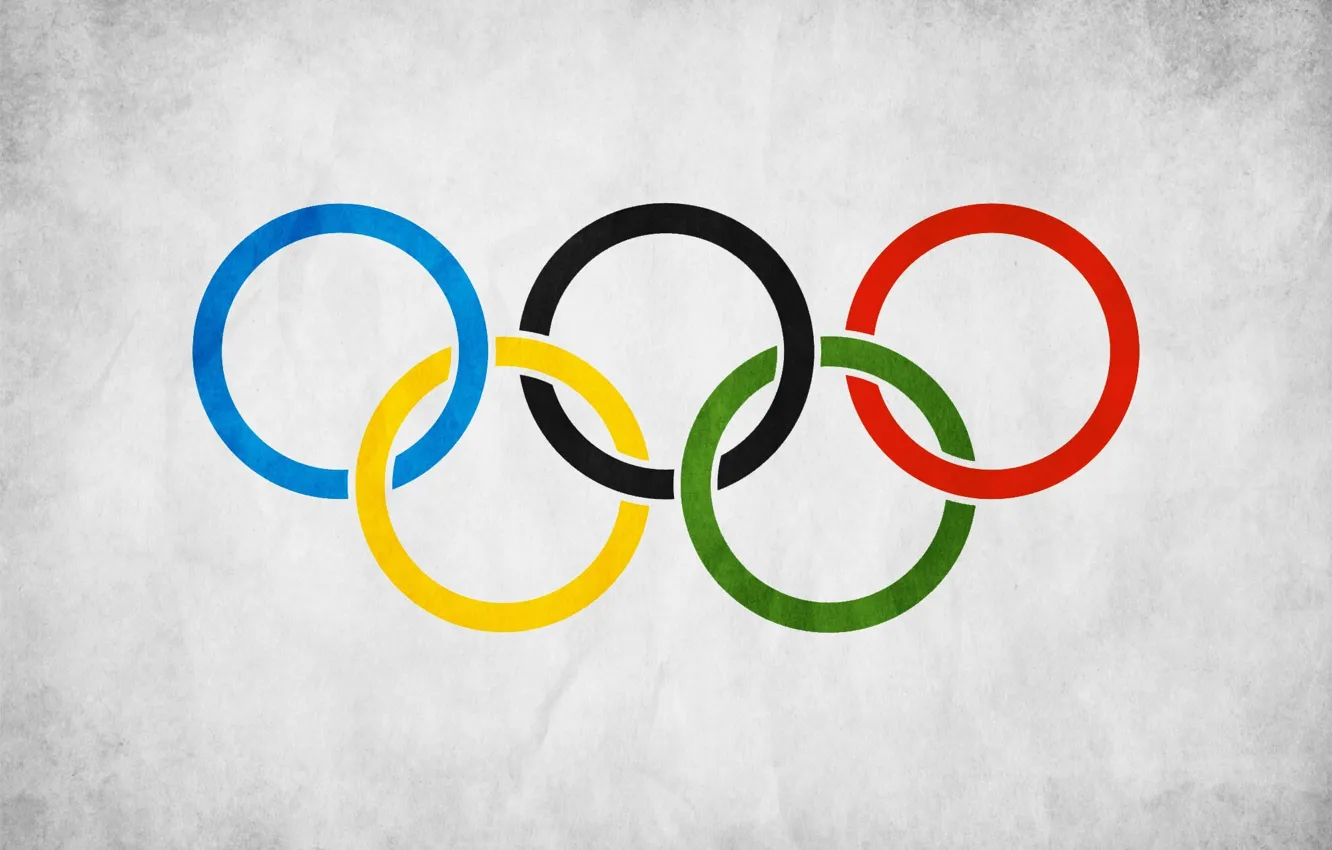 Photo wallpaper ring, flag, Olympics, flag