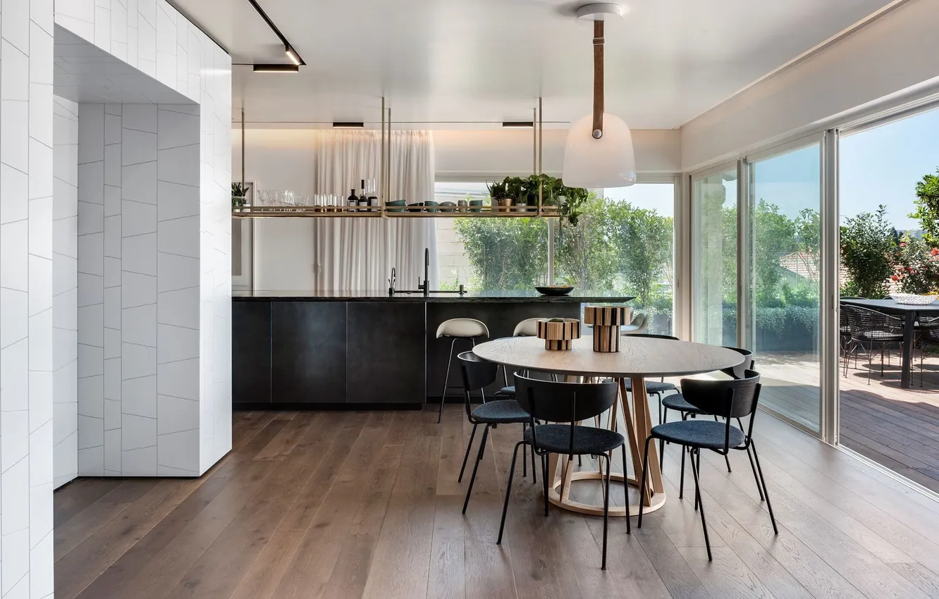 Photo wallpaper design, style, interior, kitchen, terrace, dining room
