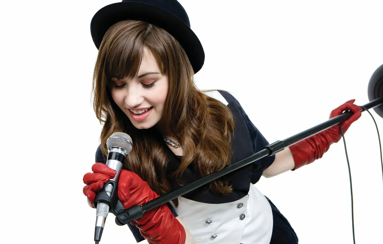 Photo wallpaper hat, singer, Demi Lovato