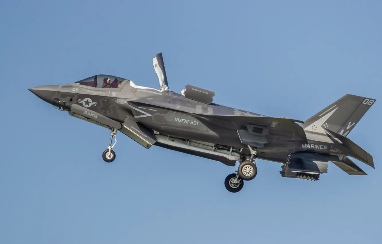 Photo wallpaper weapons, the plane, F35B
