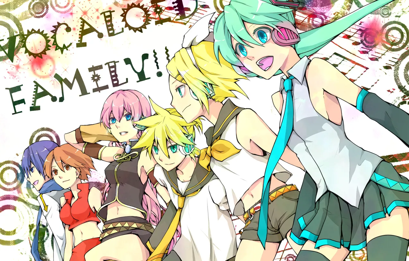 Photo wallpaper anime, art, Vocaloid, Vocaloid, fun, characters