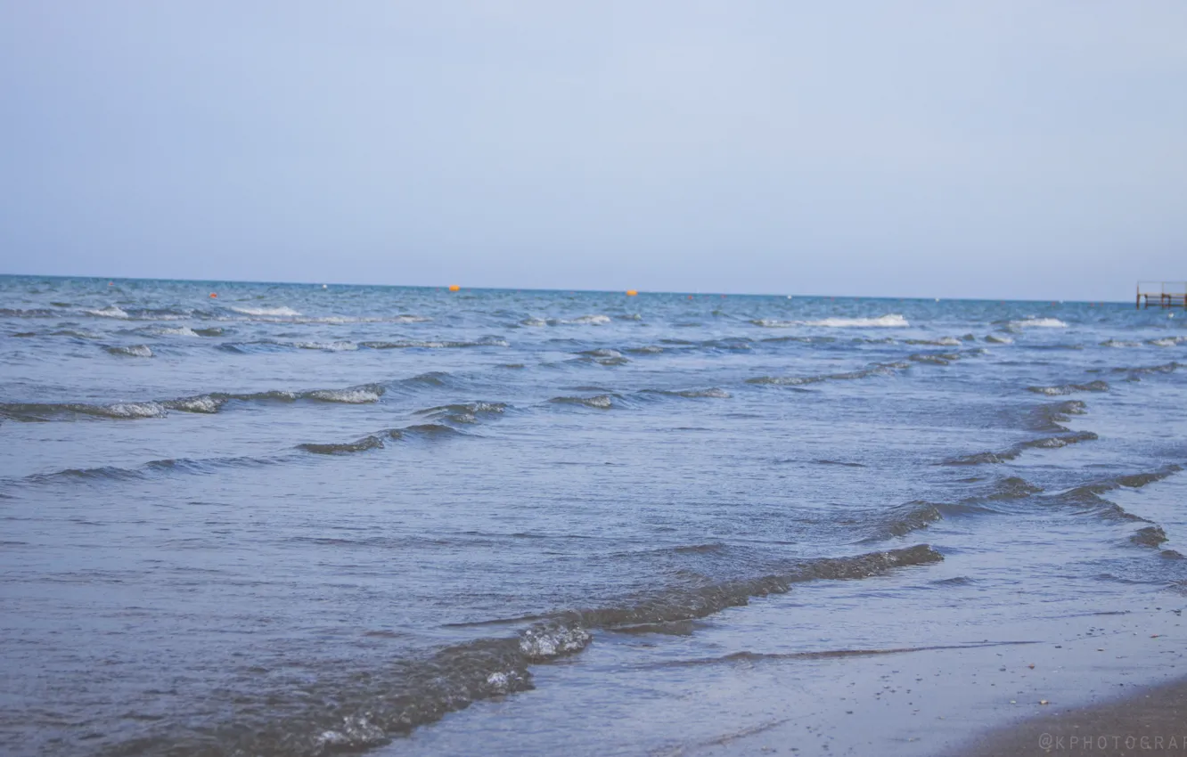 Photo wallpaper sand, sea, wave, beach, water, landscape, the ocean, stay