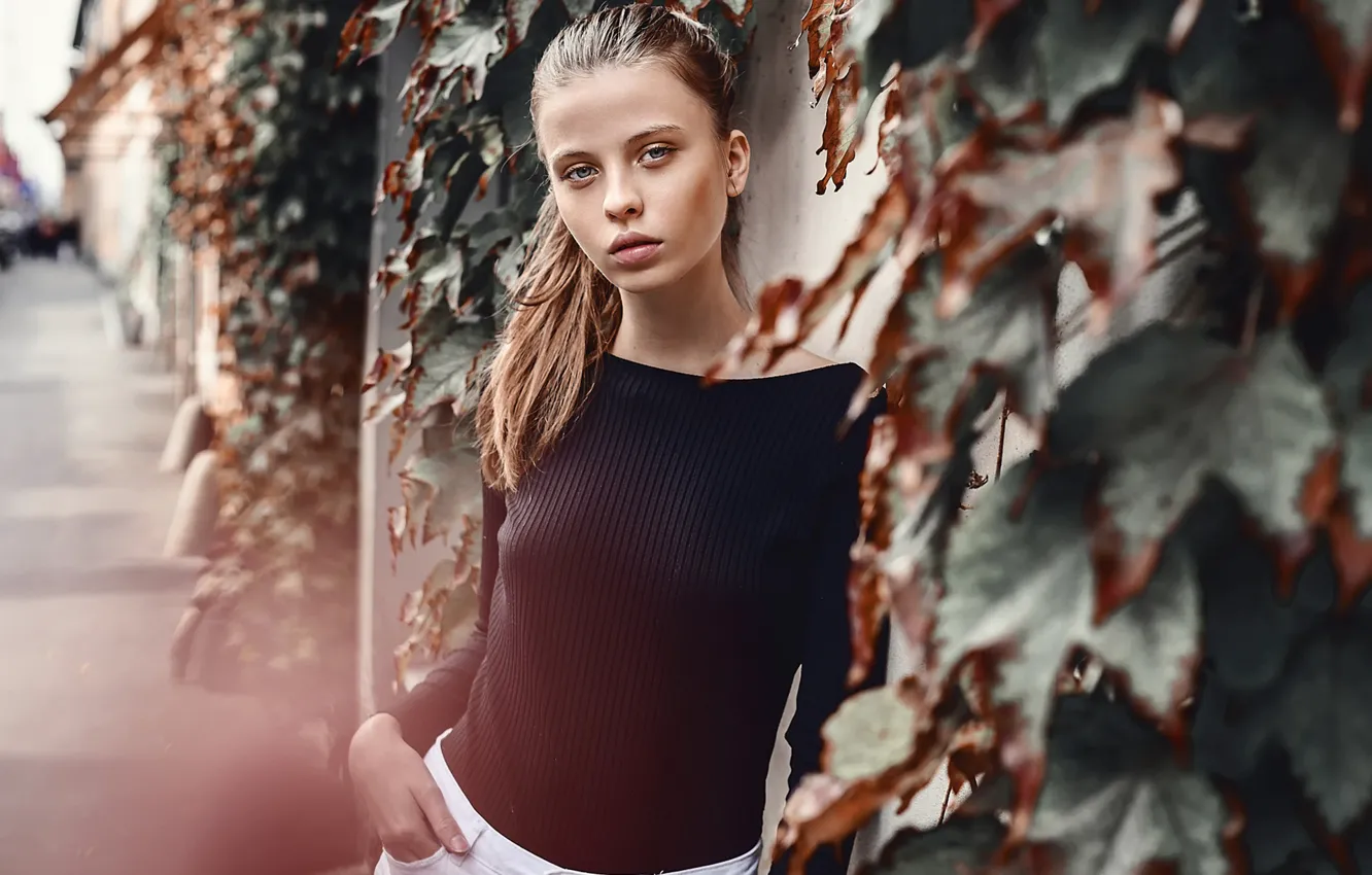 Photo wallpaper portrait, sponge, the beauty, retouching, Pavel Sokolov