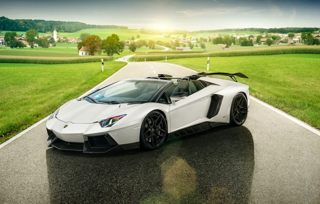 Photo wallpaper Lamborghini, Aventador, Torado