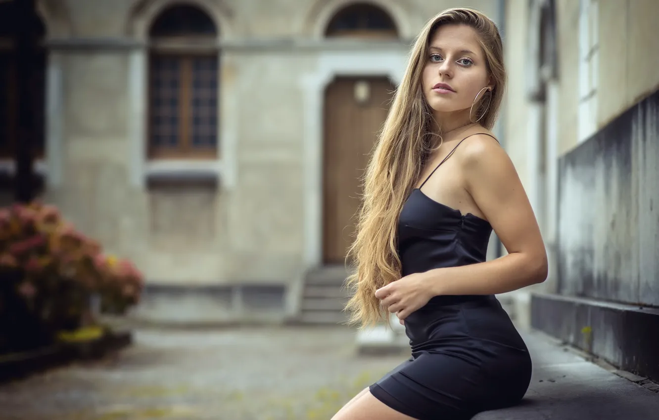 Photo wallpaper girl, background, Ale