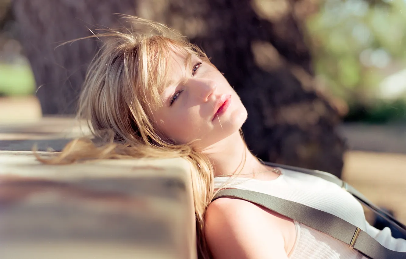 Photo wallpaper girl, mood, portrait, beauty