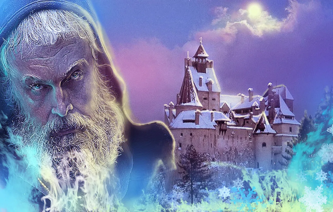 Photo wallpaper fantasy, the sorcerer, the guardian, artist Sergey Sidenko