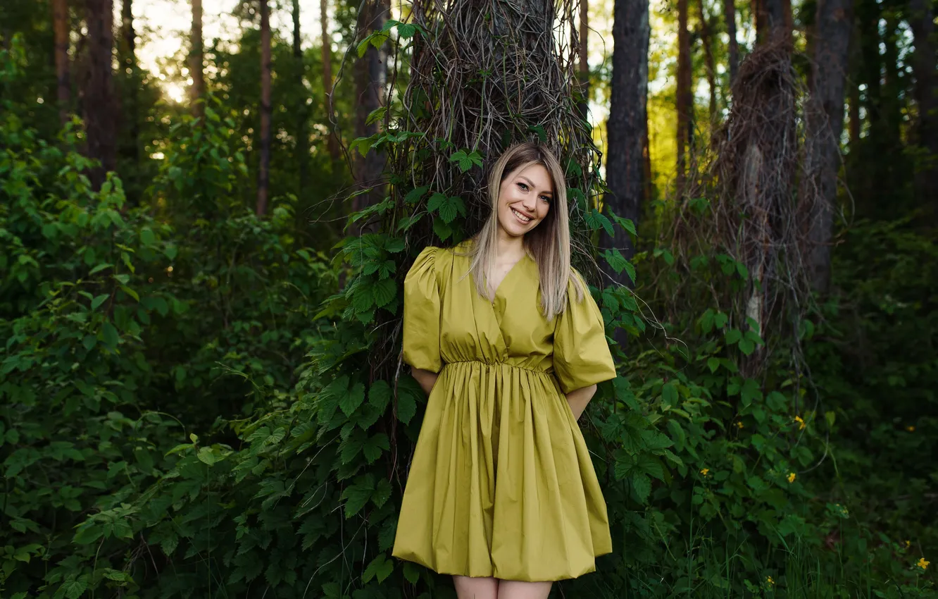 Photo wallpaper forest, nature, Annie, Vadim Mironov