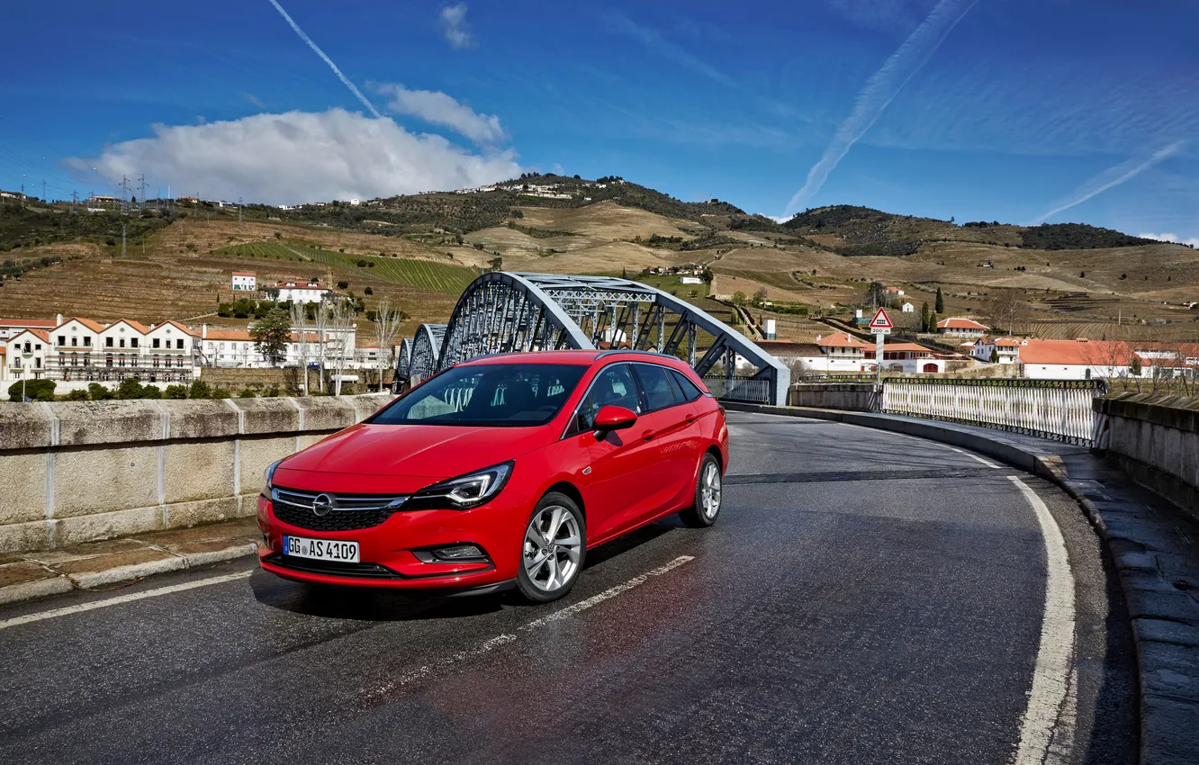 Photo wallpaper Opel, Opel, Astra, asters