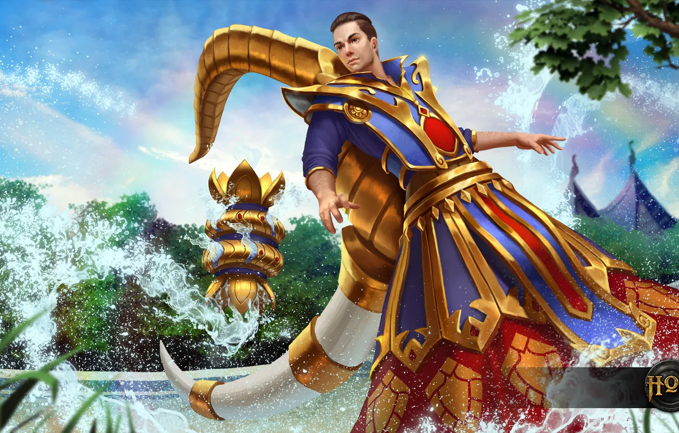Photo wallpaper hon, splash, Heroes of Newerth, moba, Songkran, Parallax