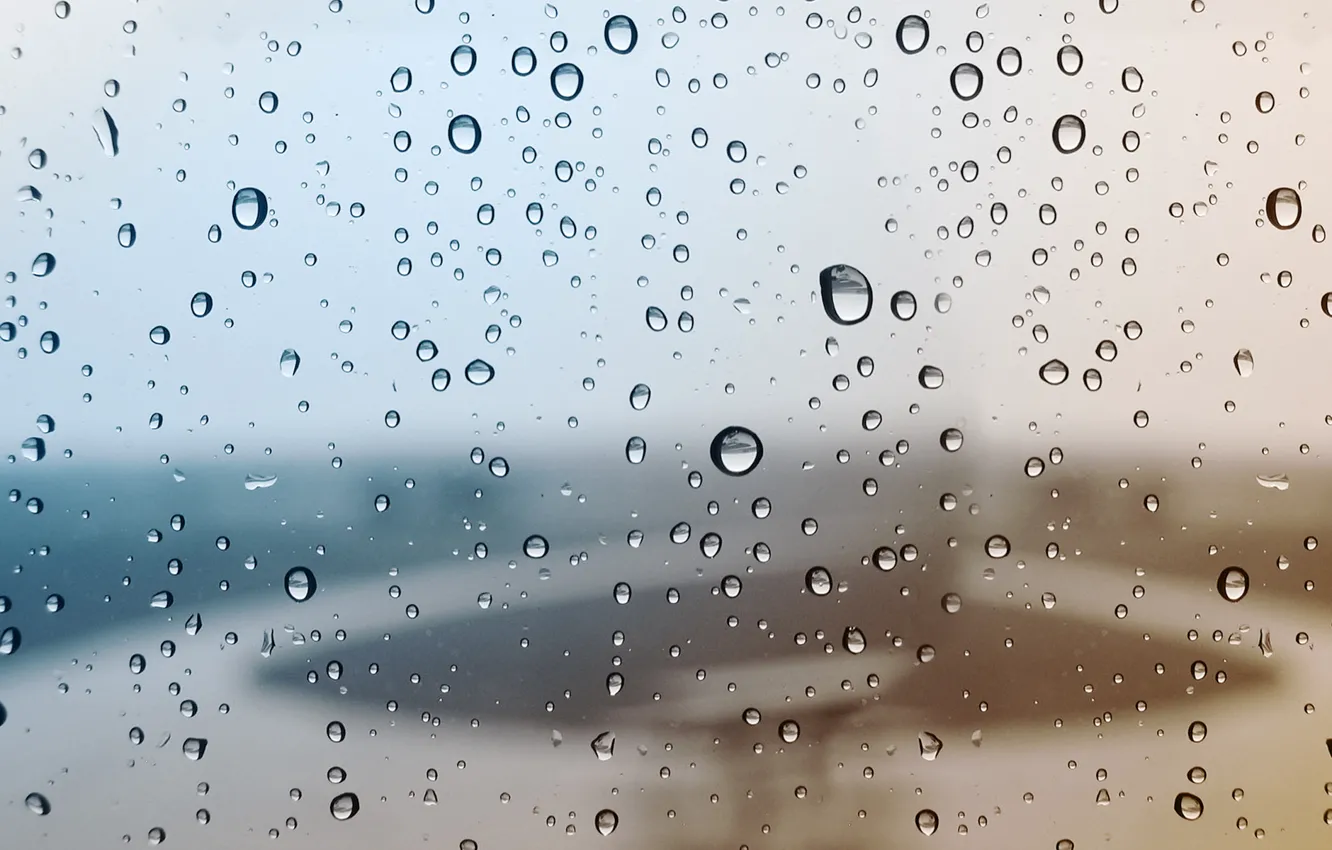 Photo wallpaper glass, water, drops, macro, background, rain, Windows, drop