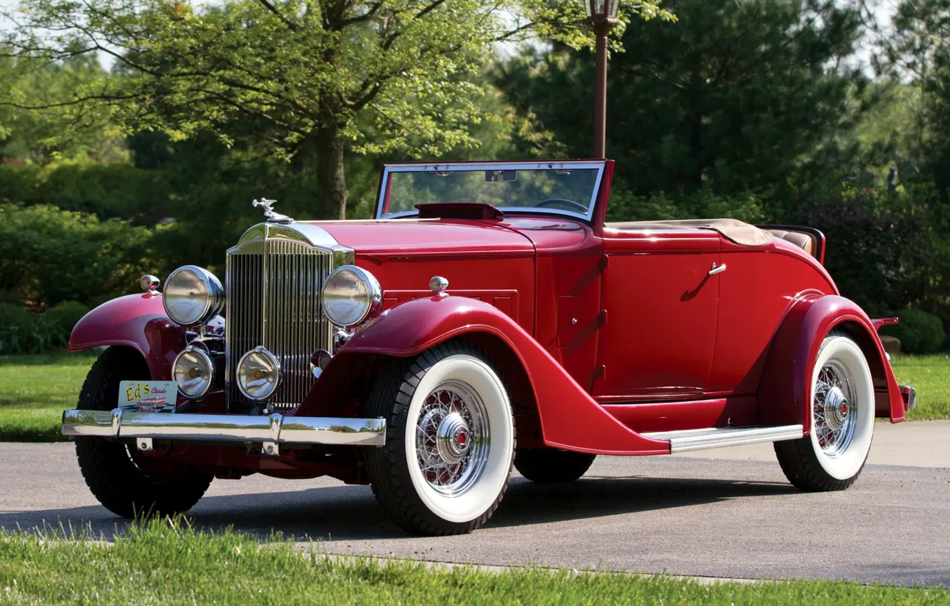 Photo wallpaper the front, 1933, Packard, Packard, Deluxe, Eight