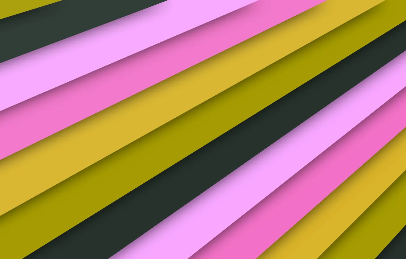 Photo wallpaper line, yellow, pink, texture, material
