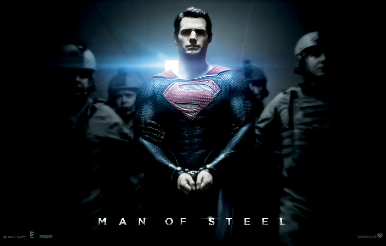 Photo wallpaper superman, Man of steel, Man of Steel, Henry Cavill, clark kent