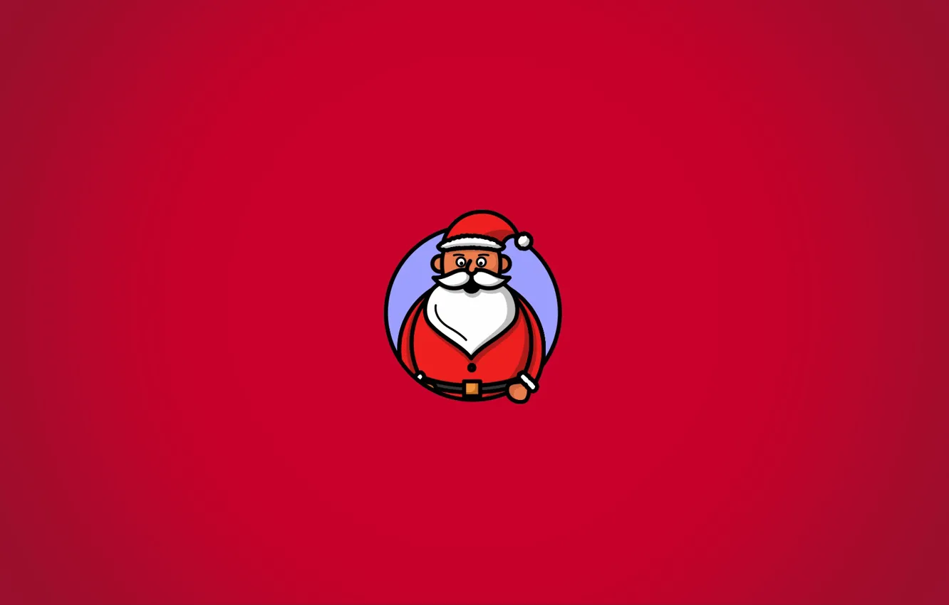 Photo wallpaper new year, Santa Claus, Santa Claus