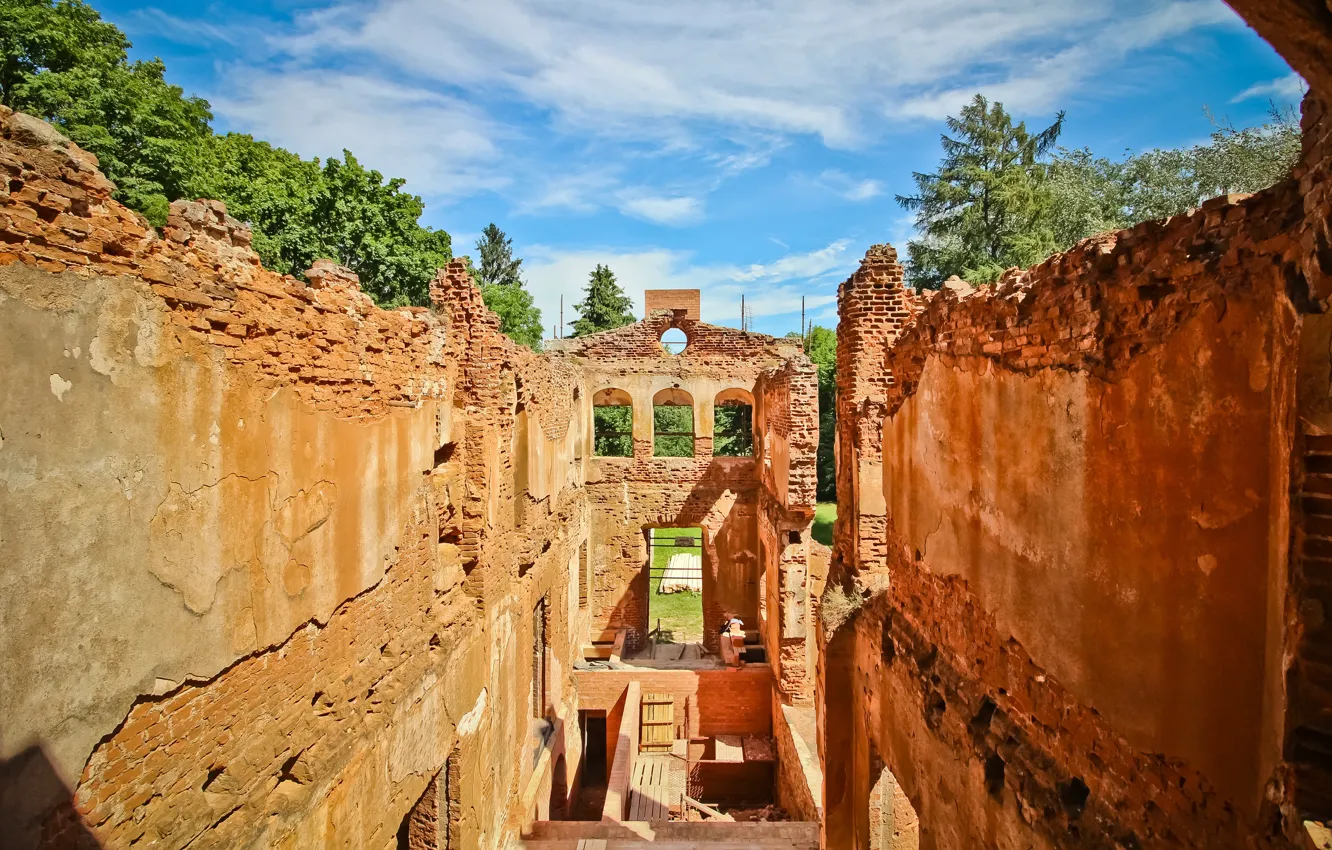 Photo wallpaper Belarus, bridle, Belarus, Narkevich Manor-Yodko, Yodko-Narkevichi, Malyskovshchina, Nadneman