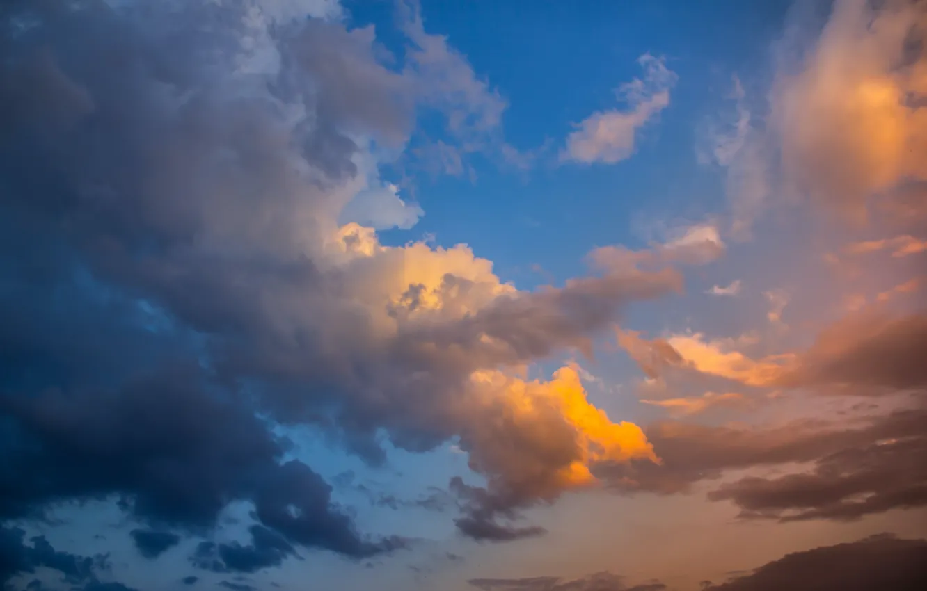 Photo wallpaper summer, the sky, clouds, light
