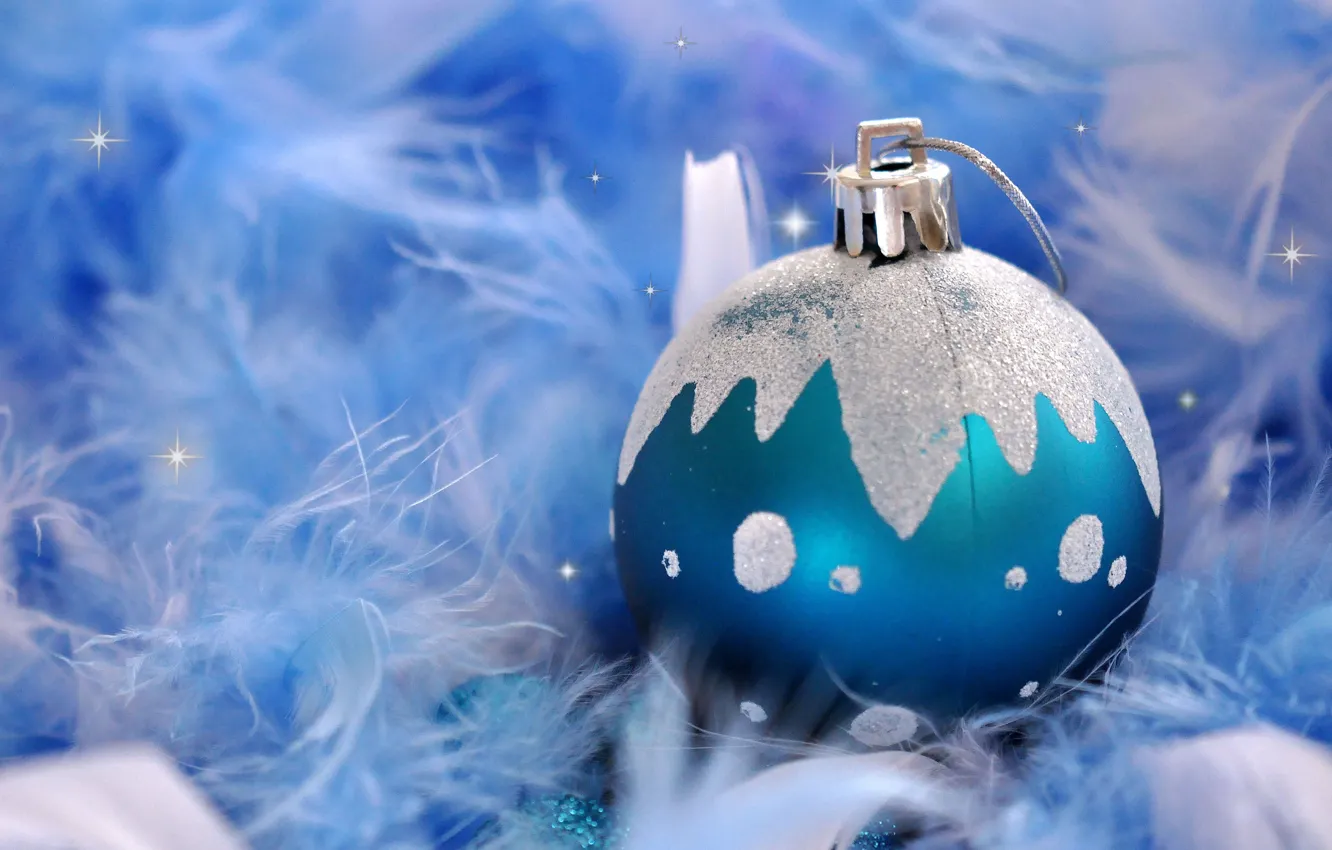 Photo wallpaper toy, new year, ball, Christmas, ball, decoration