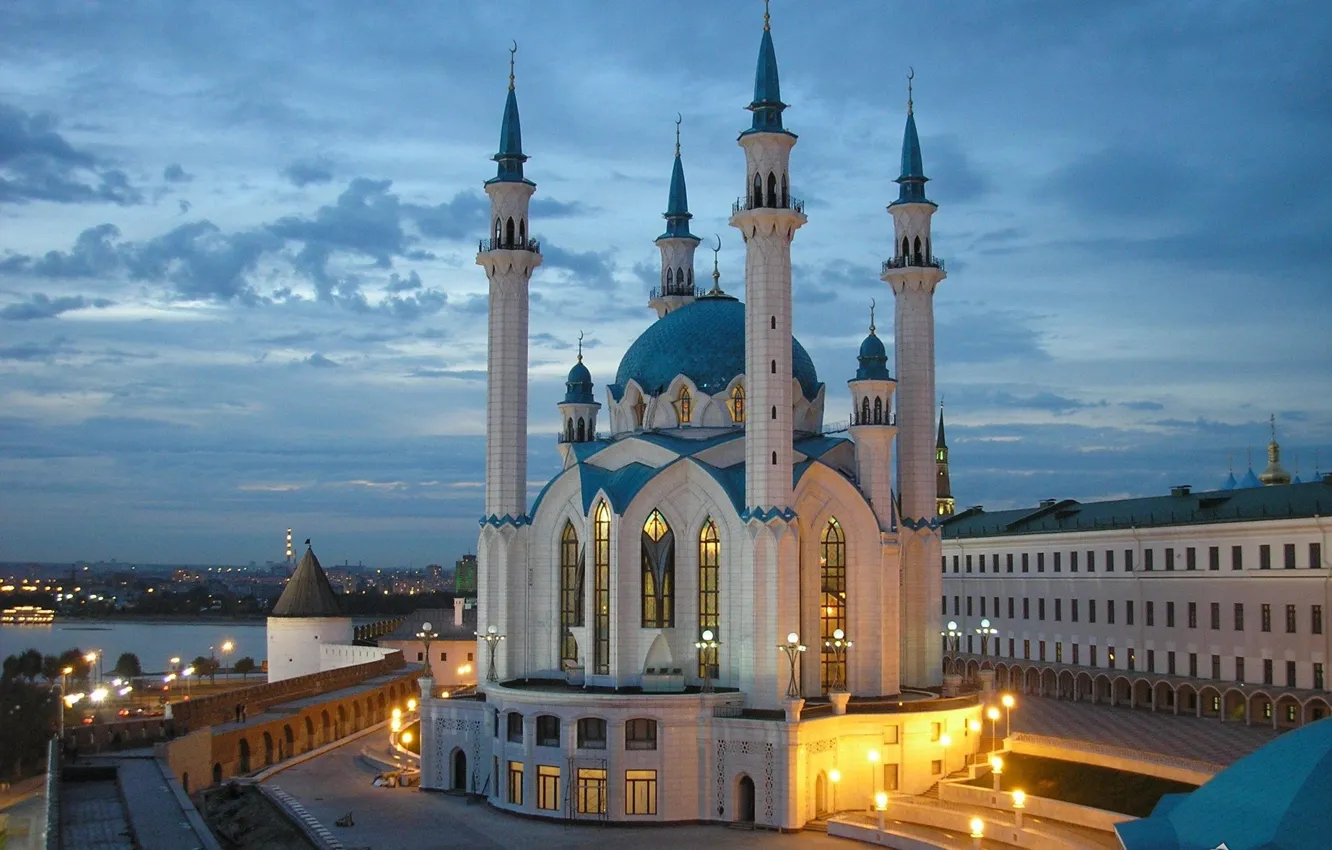 Photo wallpaper mosque, Kazan, Tatarstan, Kul Sharif
