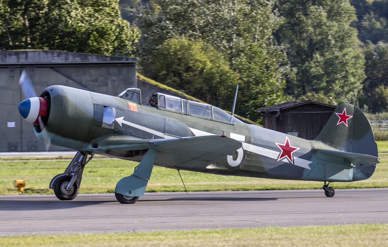 Photo wallpaper the plane, training, As-11, Yak-11