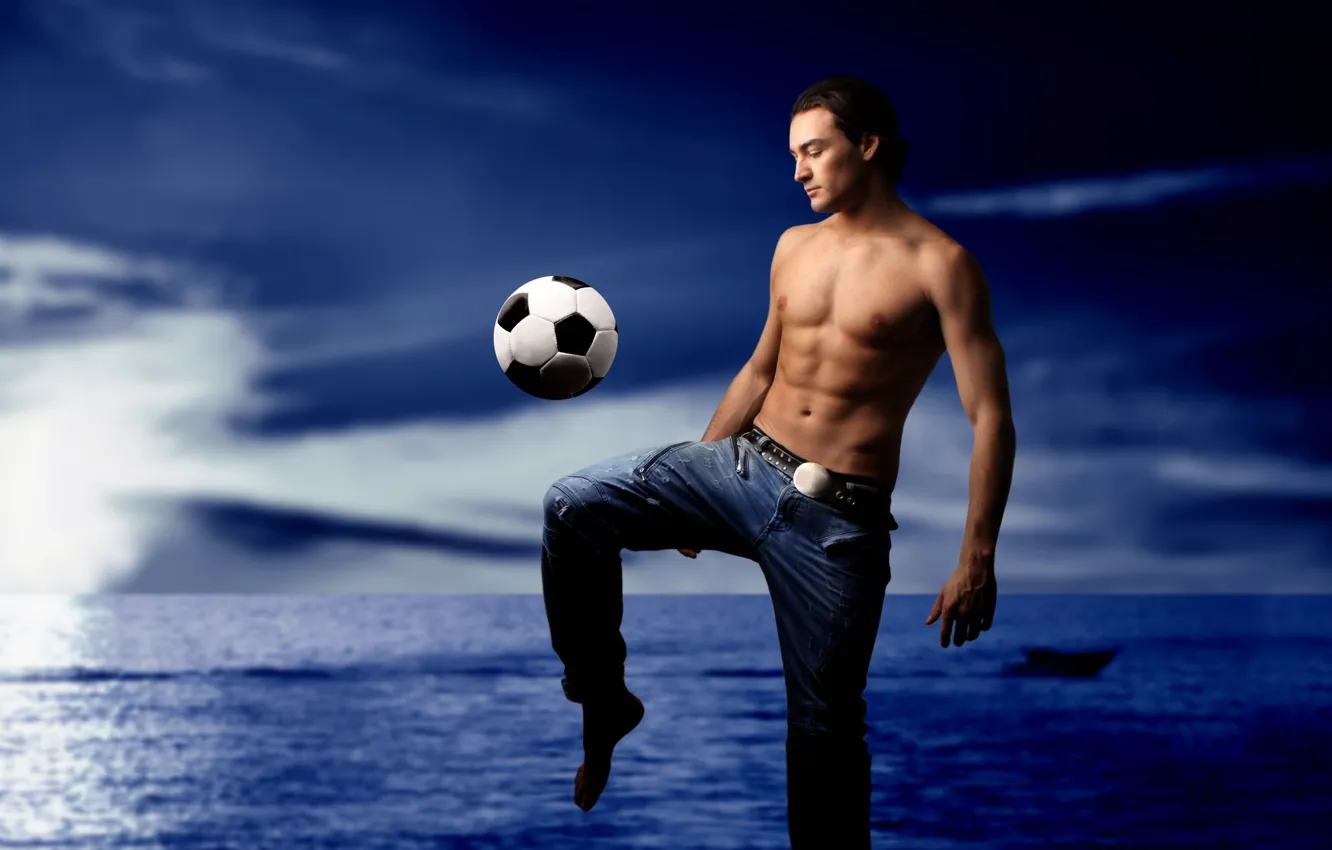 Photo wallpaper football, the ball, player