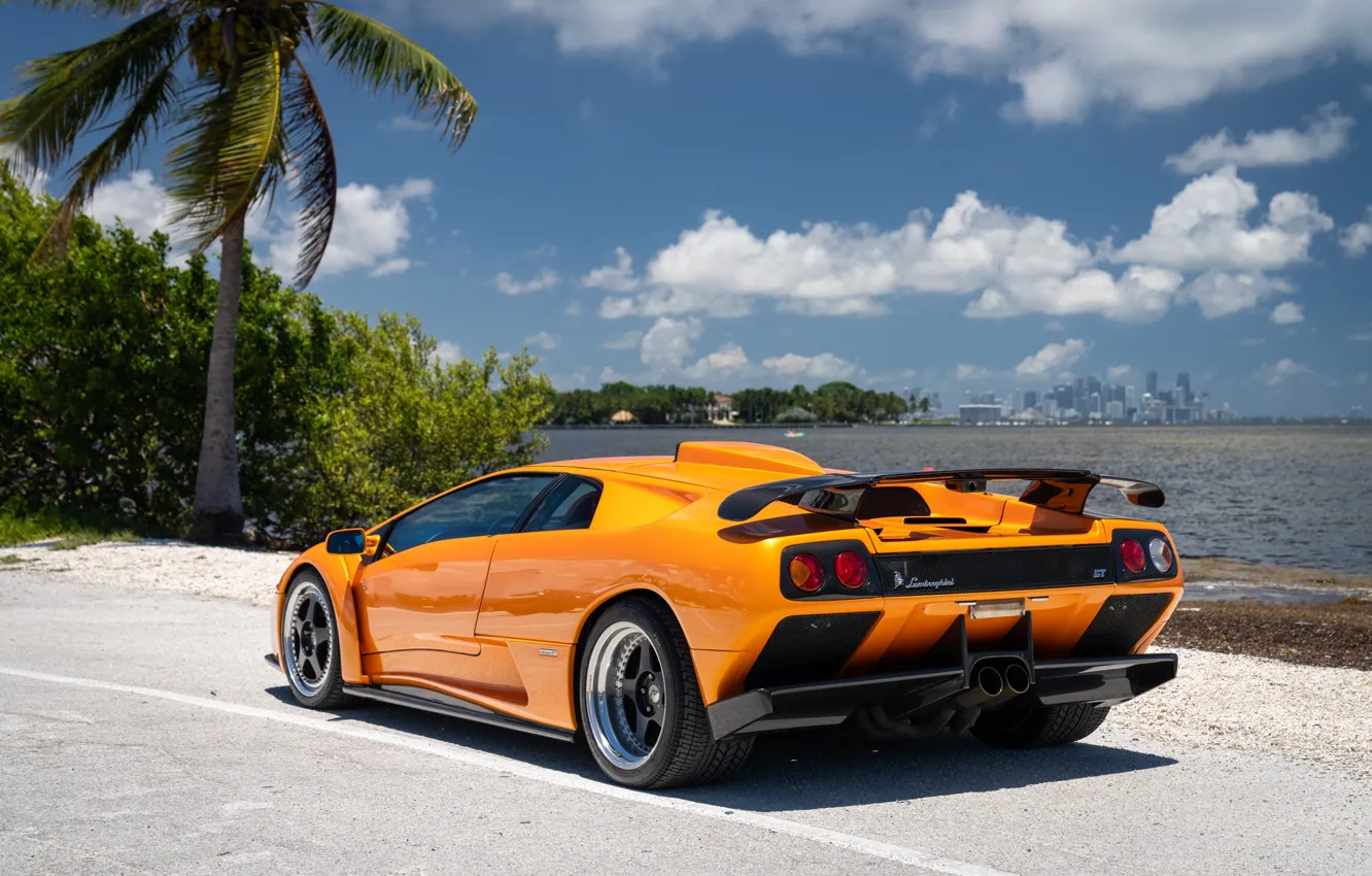 Photo wallpaper Lamborghini, supercar, Diablo, legend, The Lamborghini Diablo GT