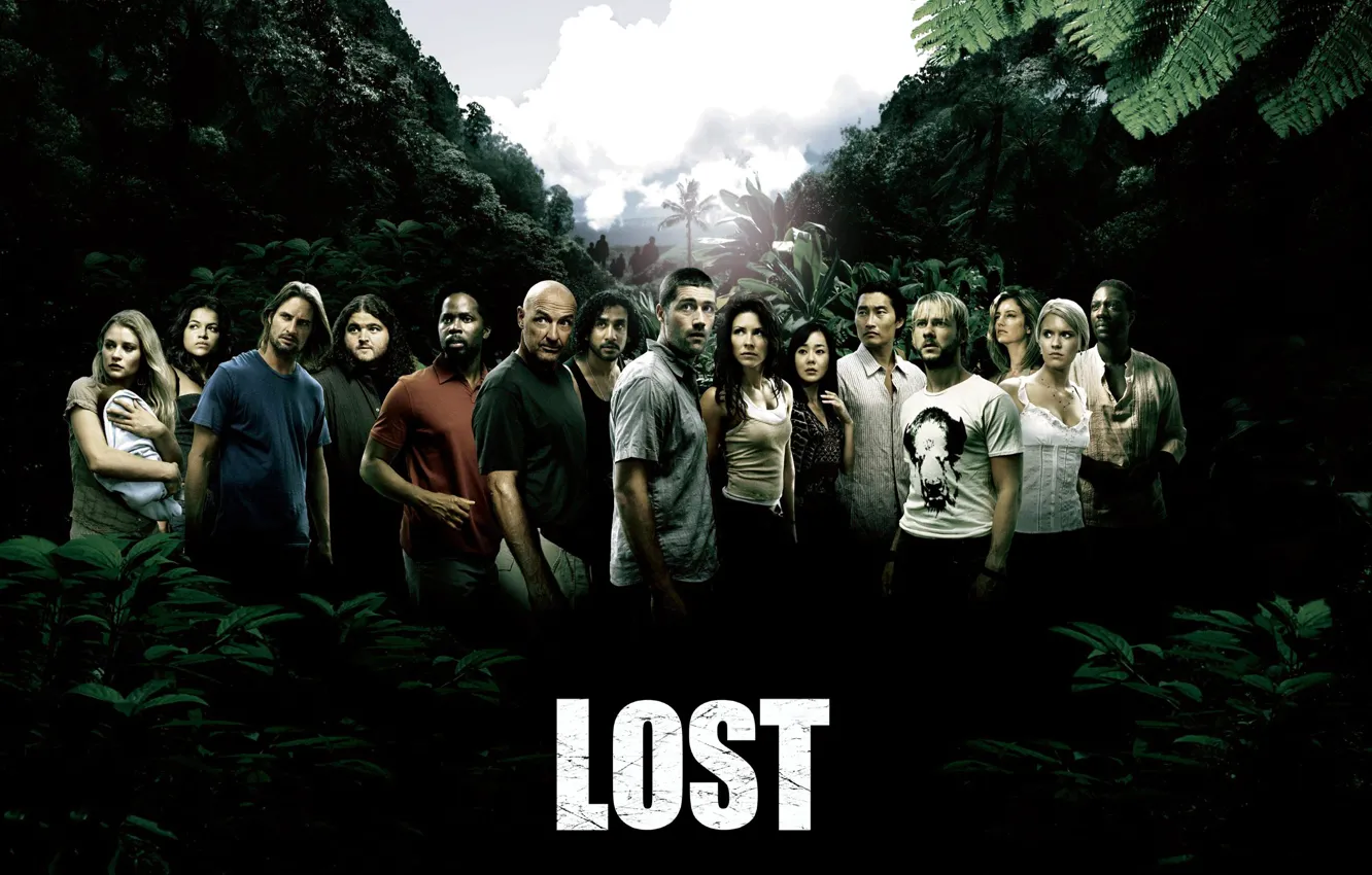 Photo wallpaper island, lost, the series, actors