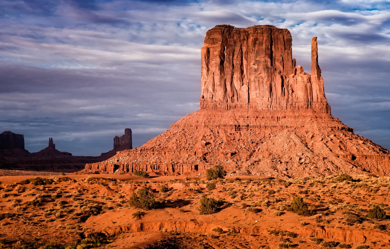 Photo wallpaper stump, Arizona, near kayenta, monument valley navajo nation