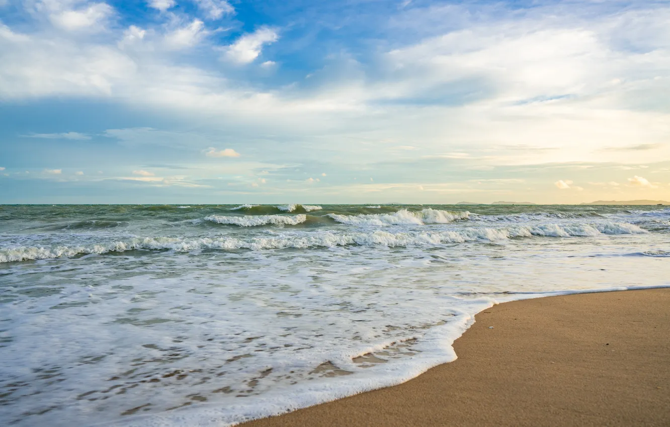 Photo wallpaper sand, sea, beach, summer, summer, beach, sea, sand