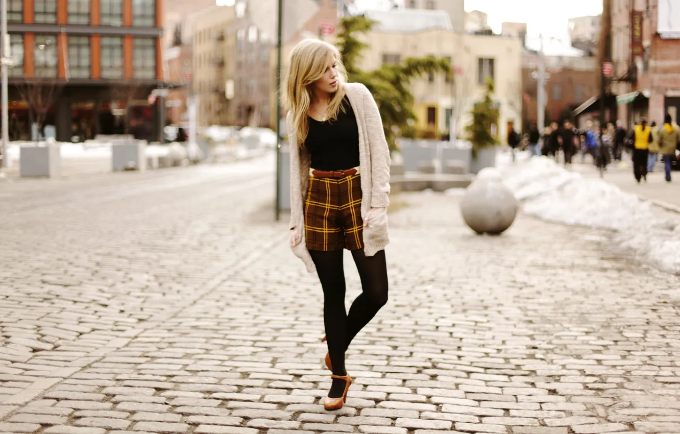 Photo wallpaper the city, pose, Grace Weber